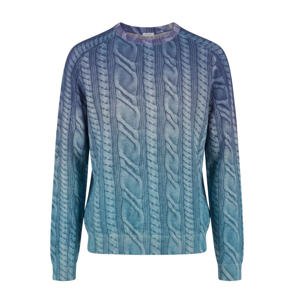 Blue Wool Men's Sweater
