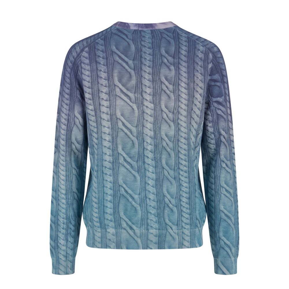 Blue Wool Men's Sweater