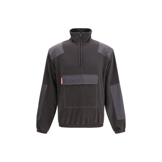 Black Polyester Sweatshirt