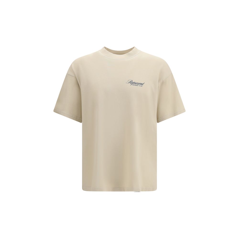 Beige Cotton T-Shirt