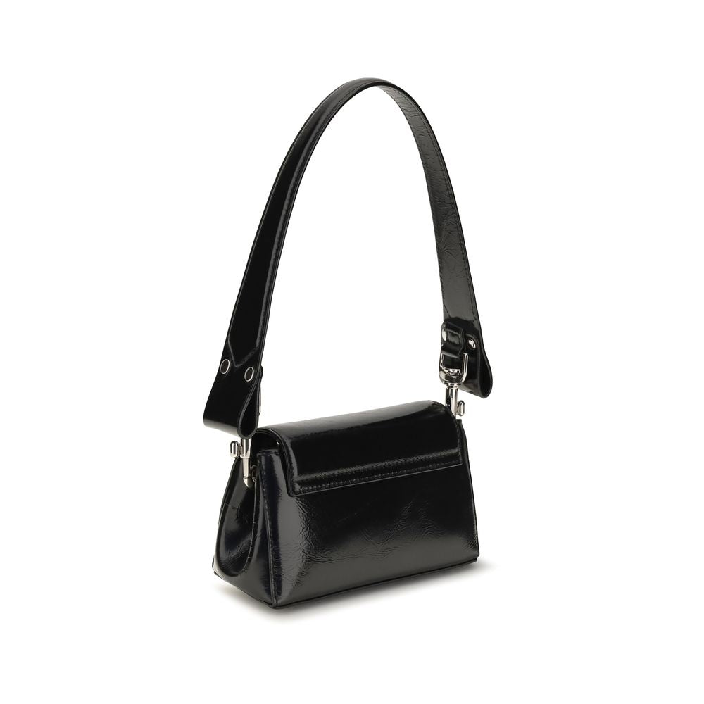 Black Calf Leather Bos Taurus Handbag