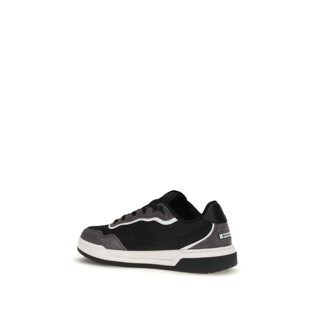 Black Calf Leather Bos Taurus Low Top Sneakers