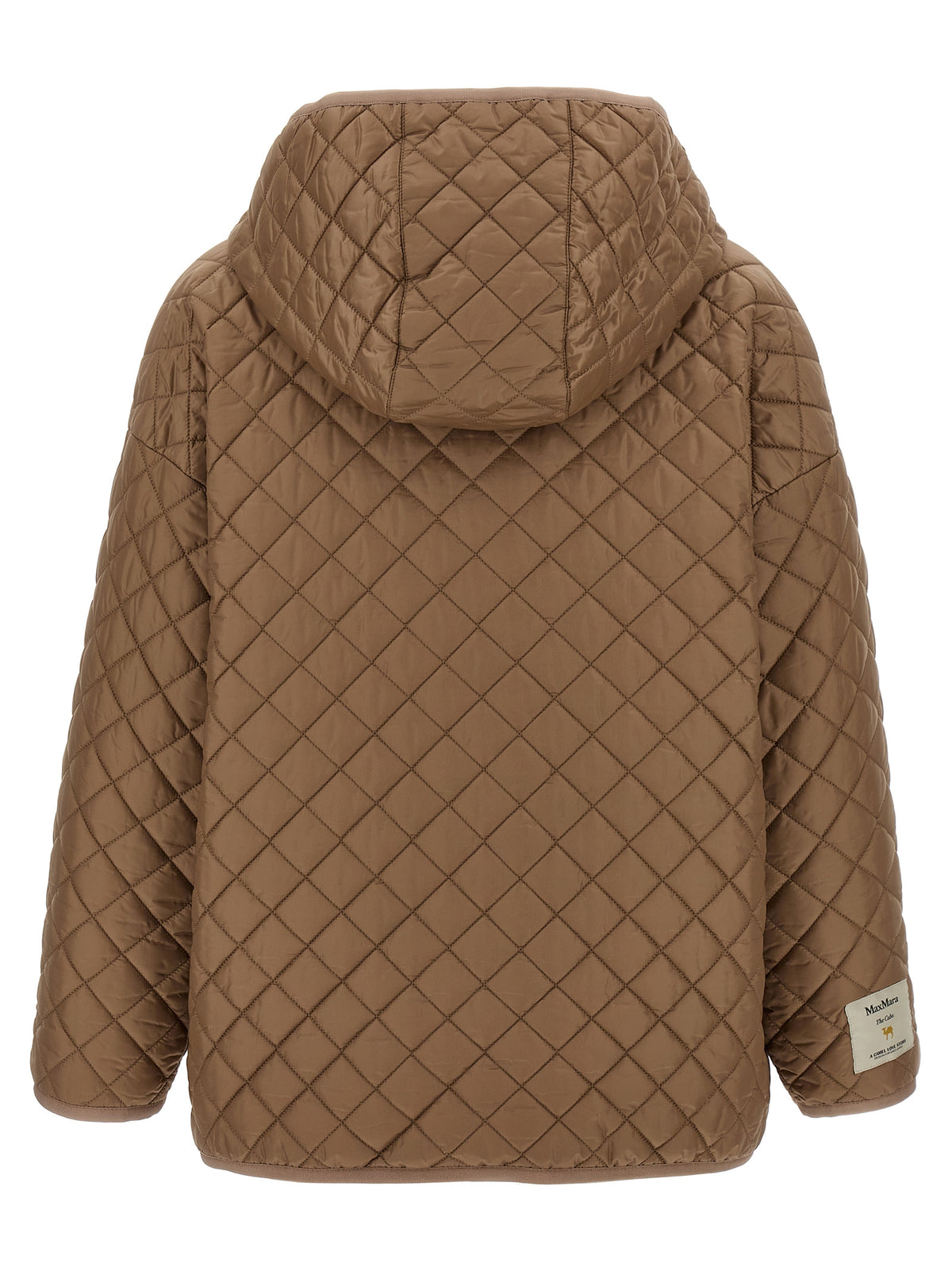 Beige Polyester Shell Jacket
