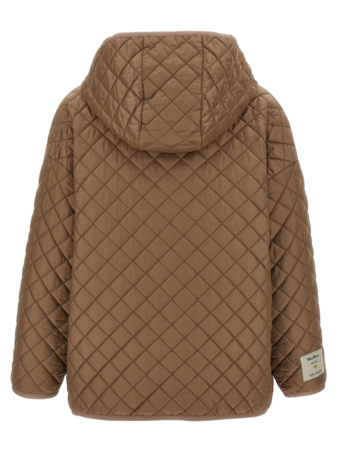 Beige Polyester Shell Jacket