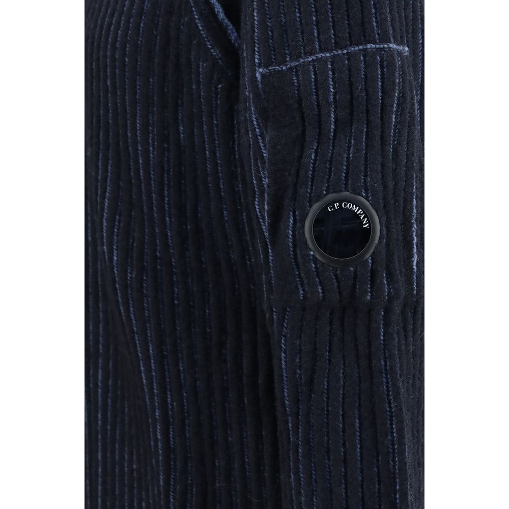 Blue Polyamide Cardigan