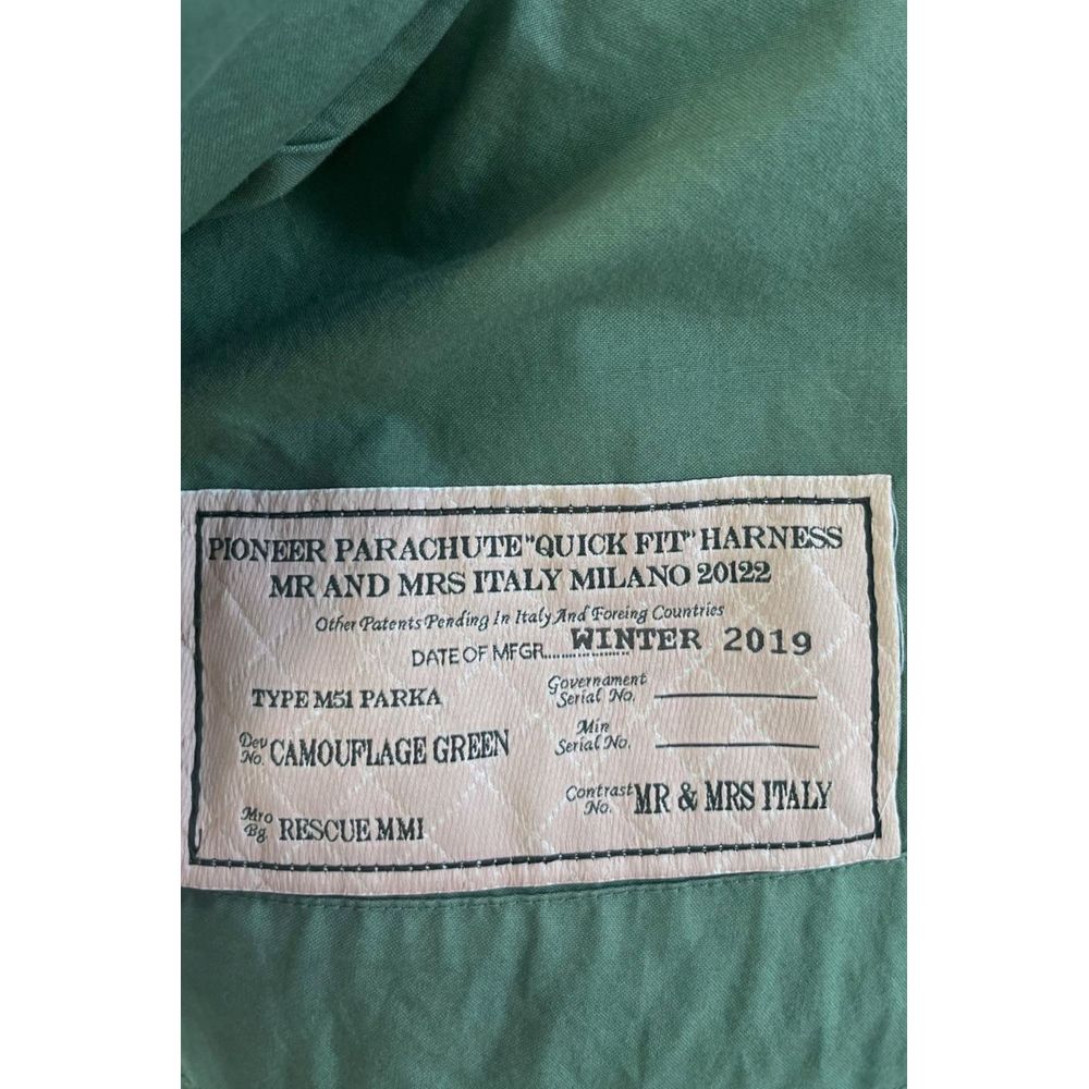 Green Cotton Women's Jacket