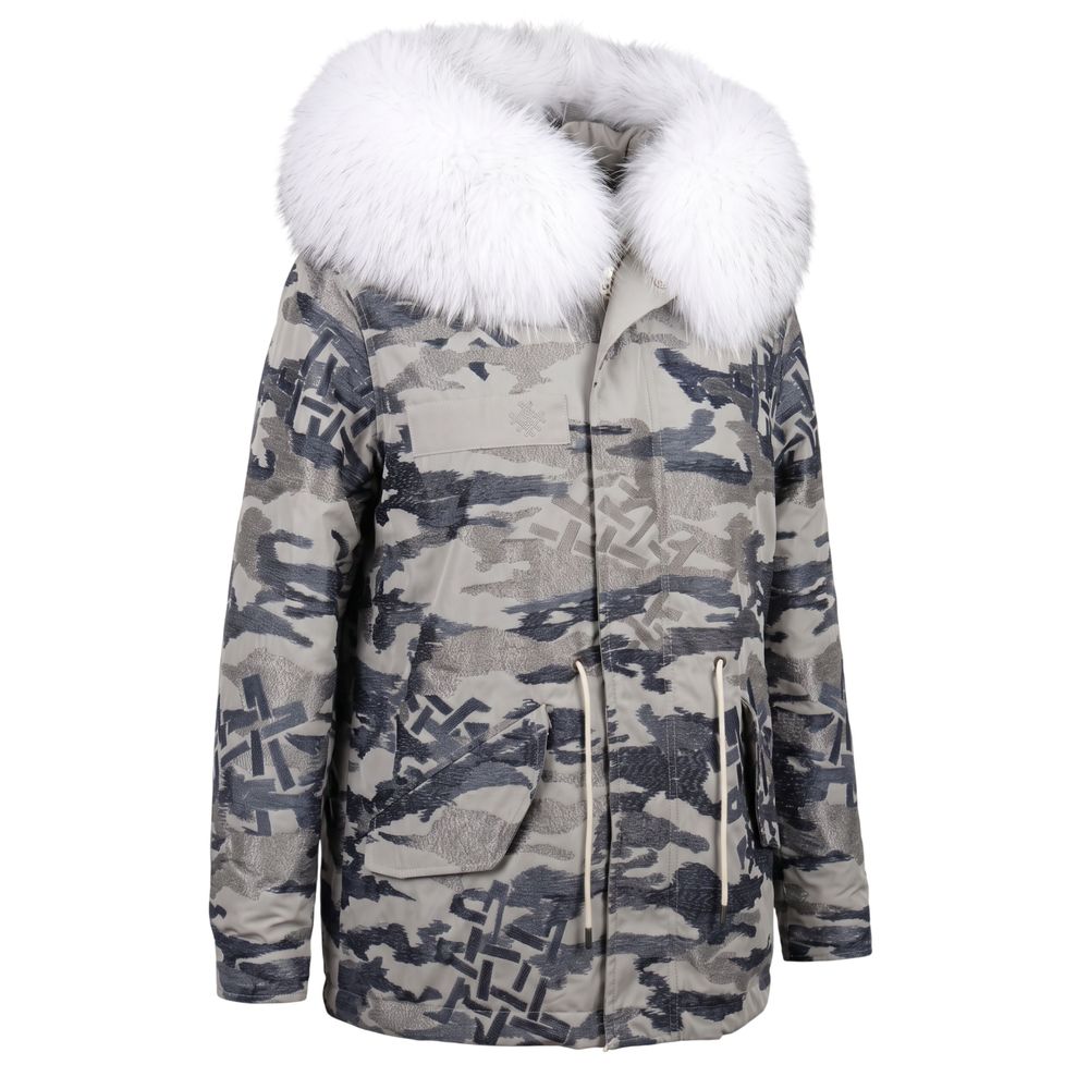 Green Polyester Women's Jacket