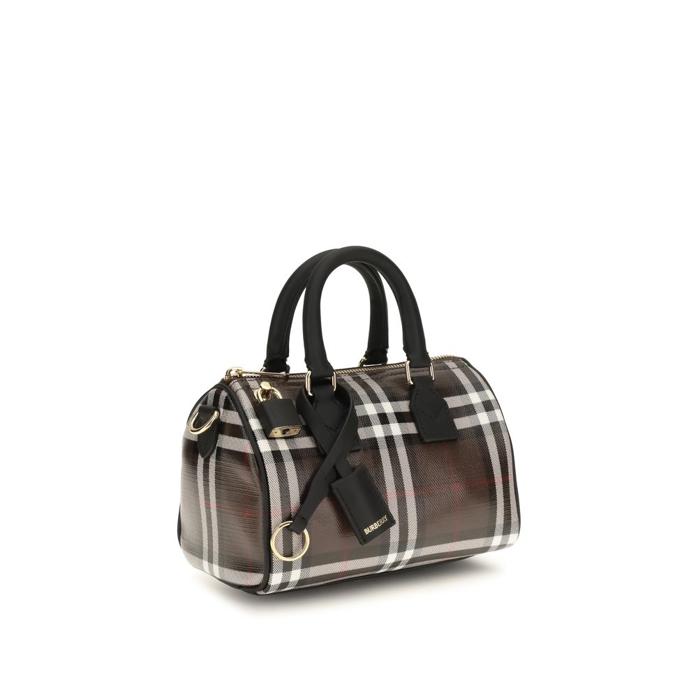 Brown Cotton Handbag