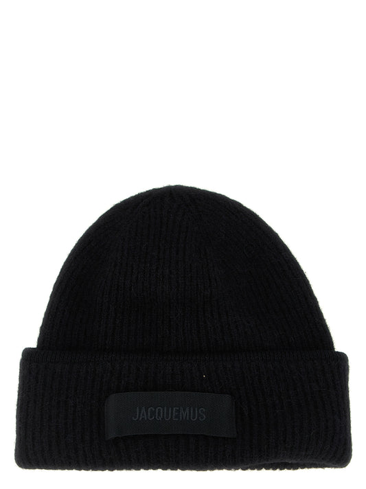 Black Wool Beanie
