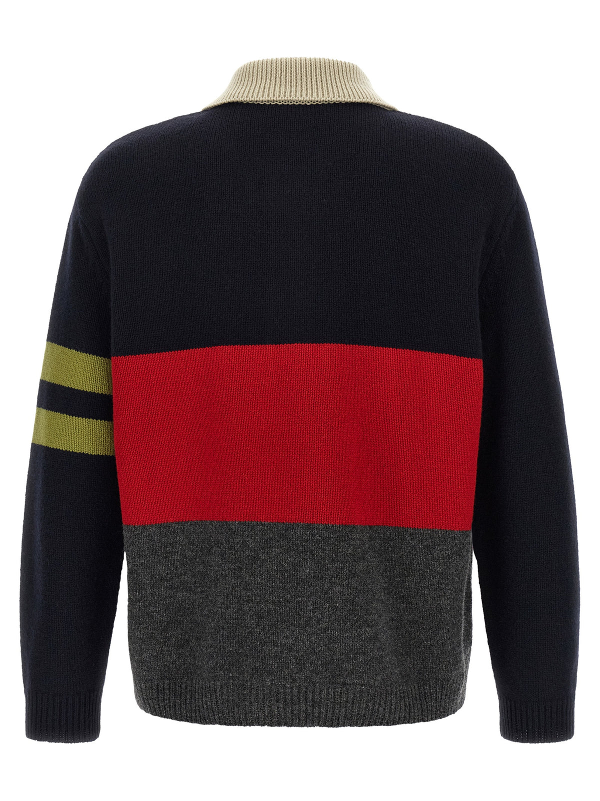 Multicolor Merino Wool Polo Shirt