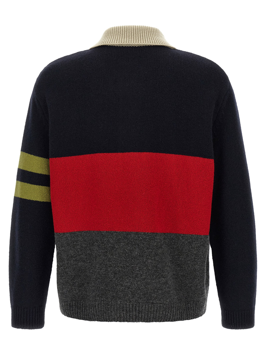 Multicolor Merino Wool Polo Shirt