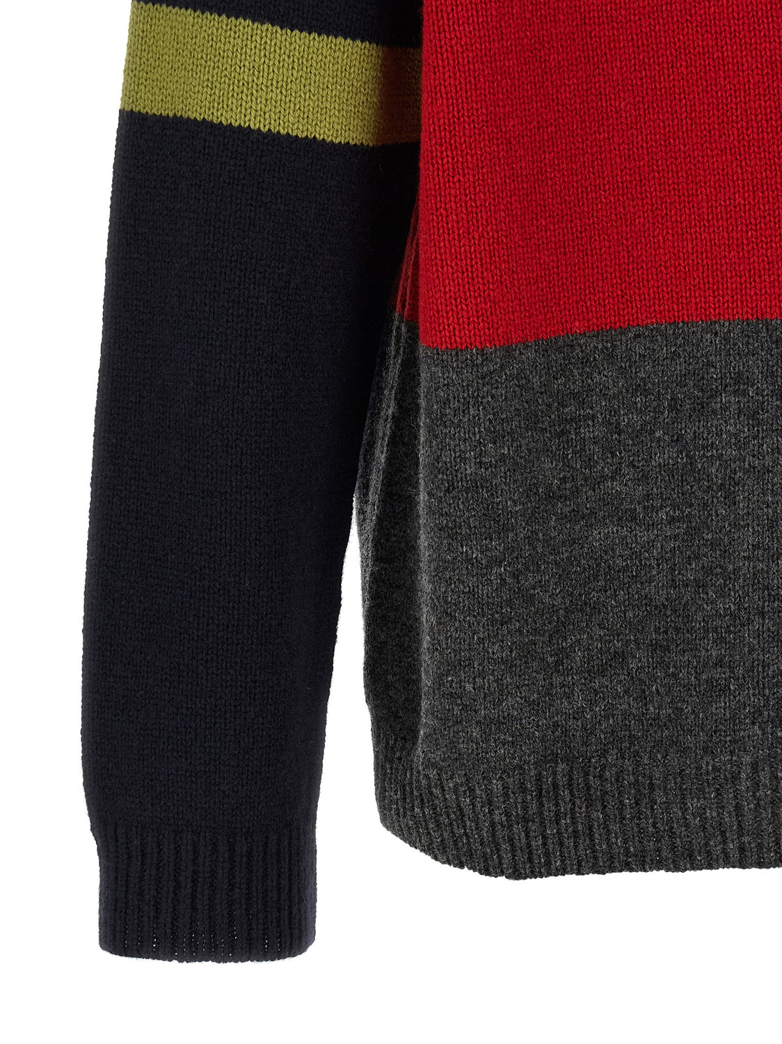 Multicolor Merino Wool Polo Shirt