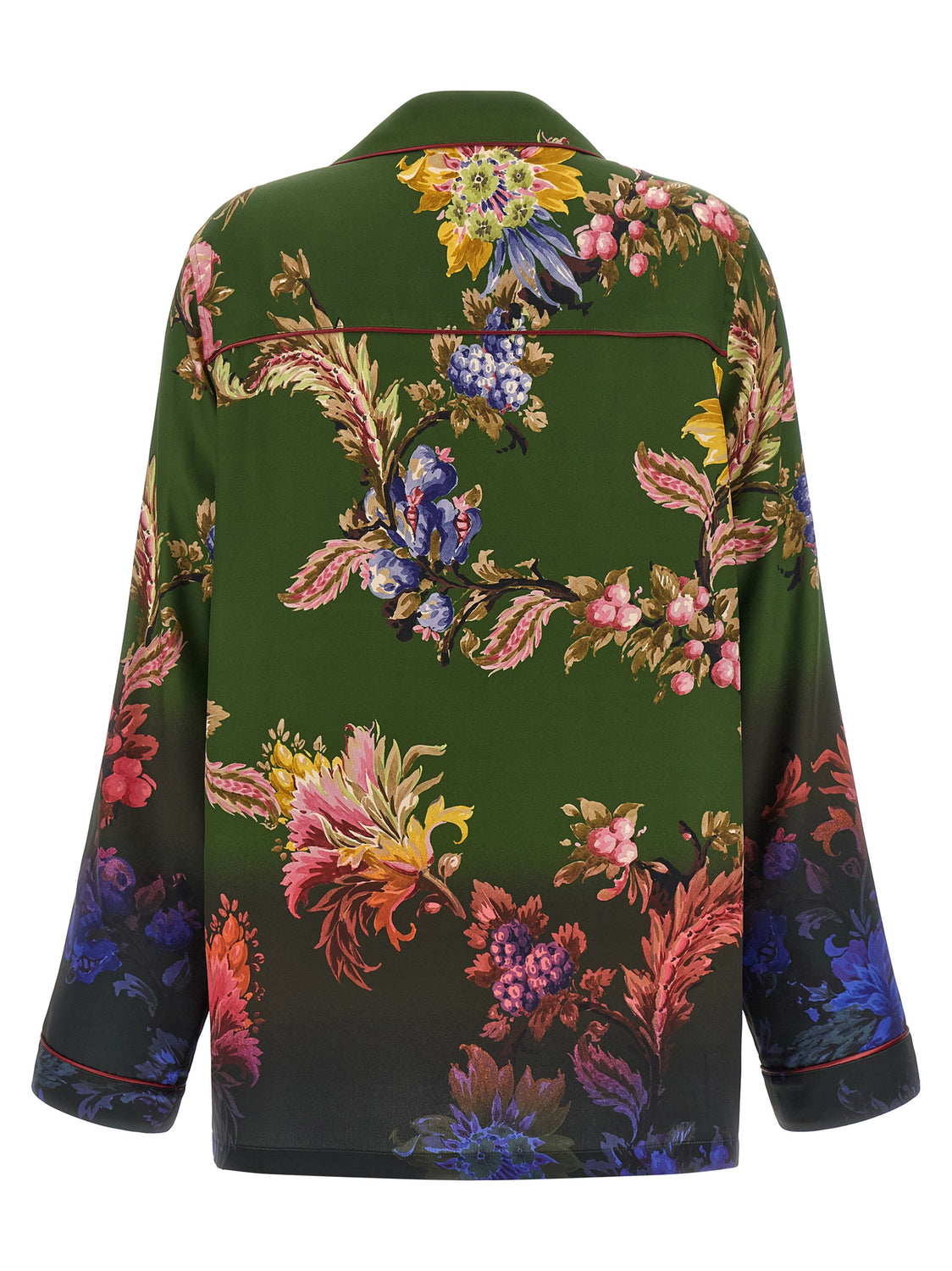 Bicolor Polyester Blouse