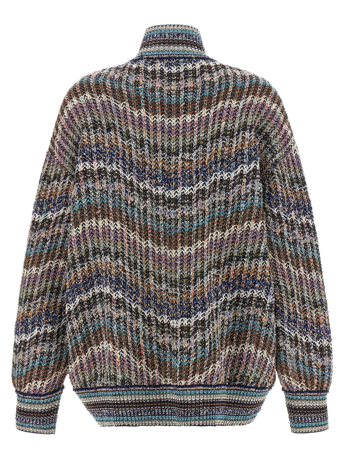 Multicolor Polyamide Cardigan