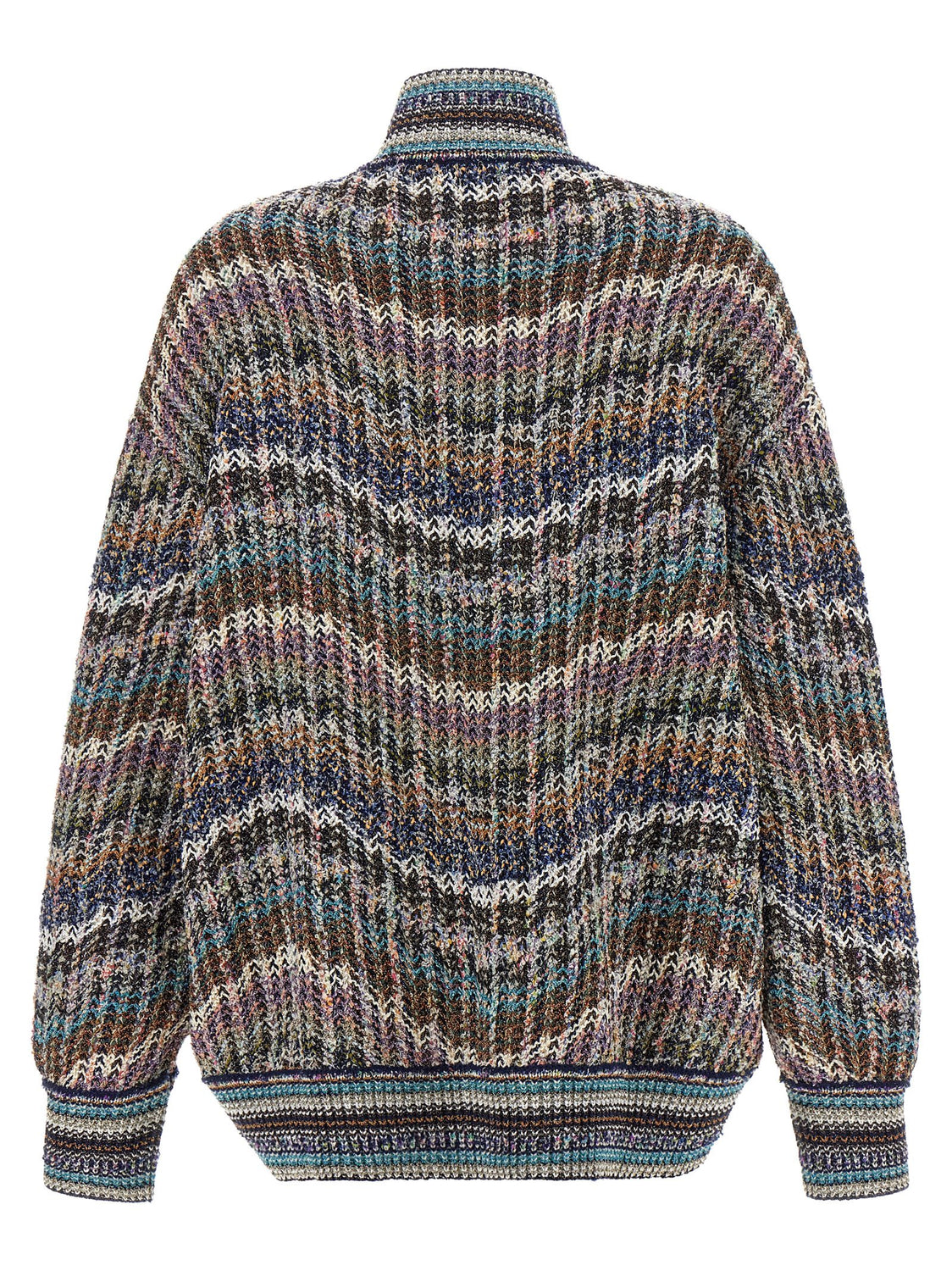 Multicolor Polyamide Cardigan