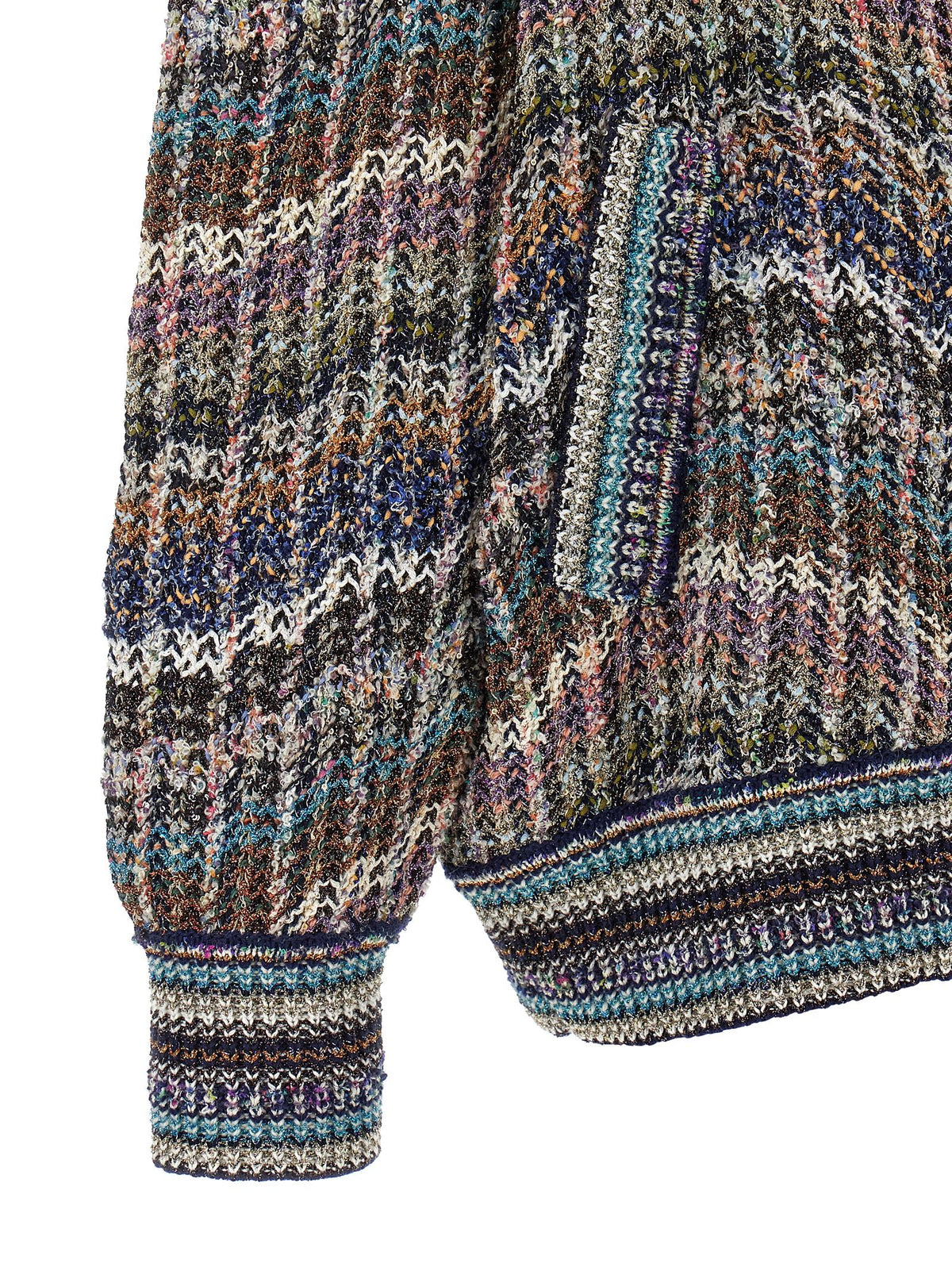 Multicolor Polyamide Cardigan