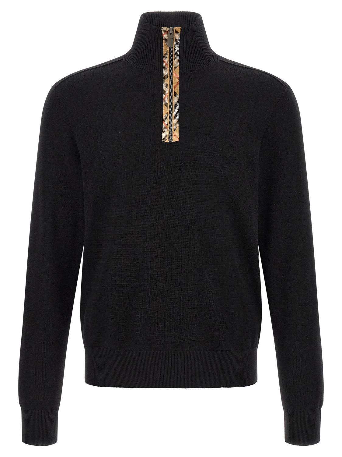 Black Wool Cardigan