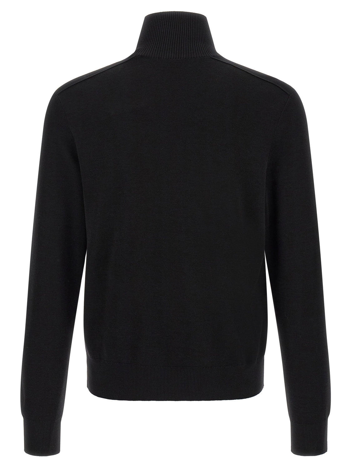 Black Wool Cardigan