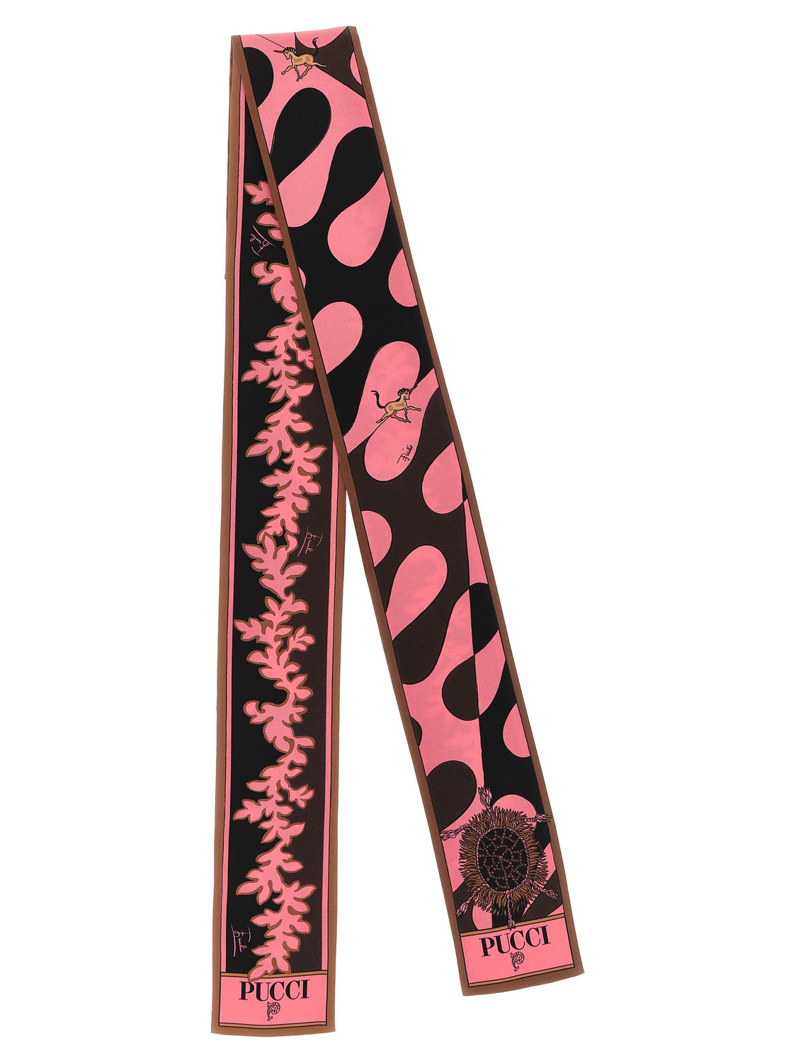 Multicolor Silk Foulard