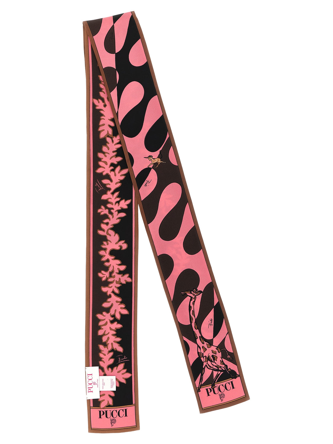 Multicolor Silk Foulard