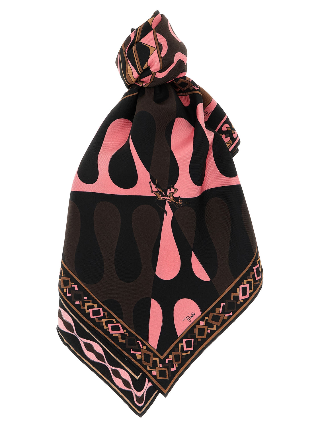 Multicolor Silk Scarf