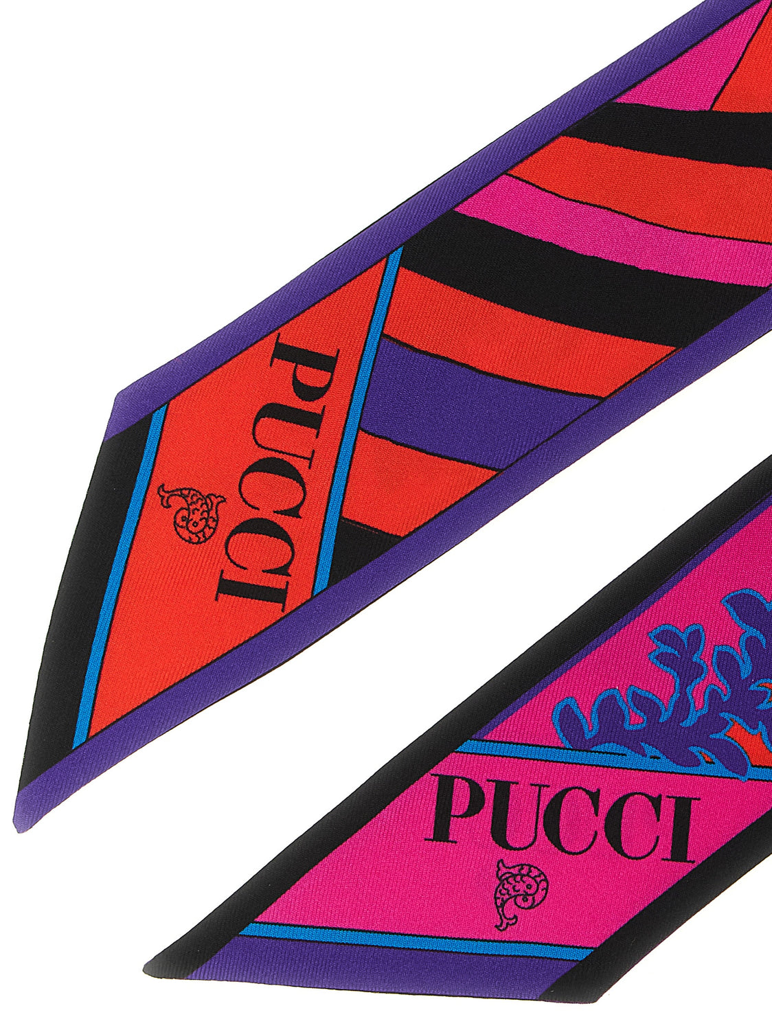 Multicolor Silk Foulard