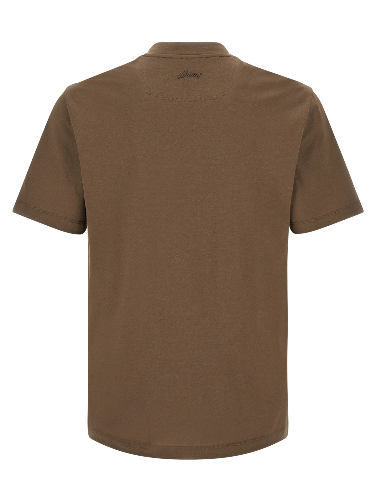 Brown Cotton T-Shirt