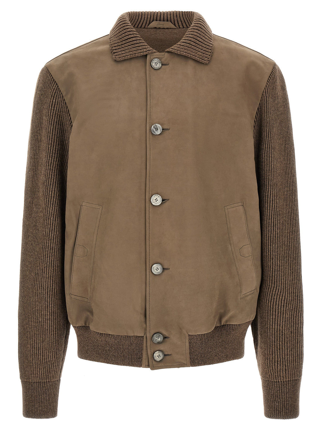 Brown Calfskin Leather Jacket