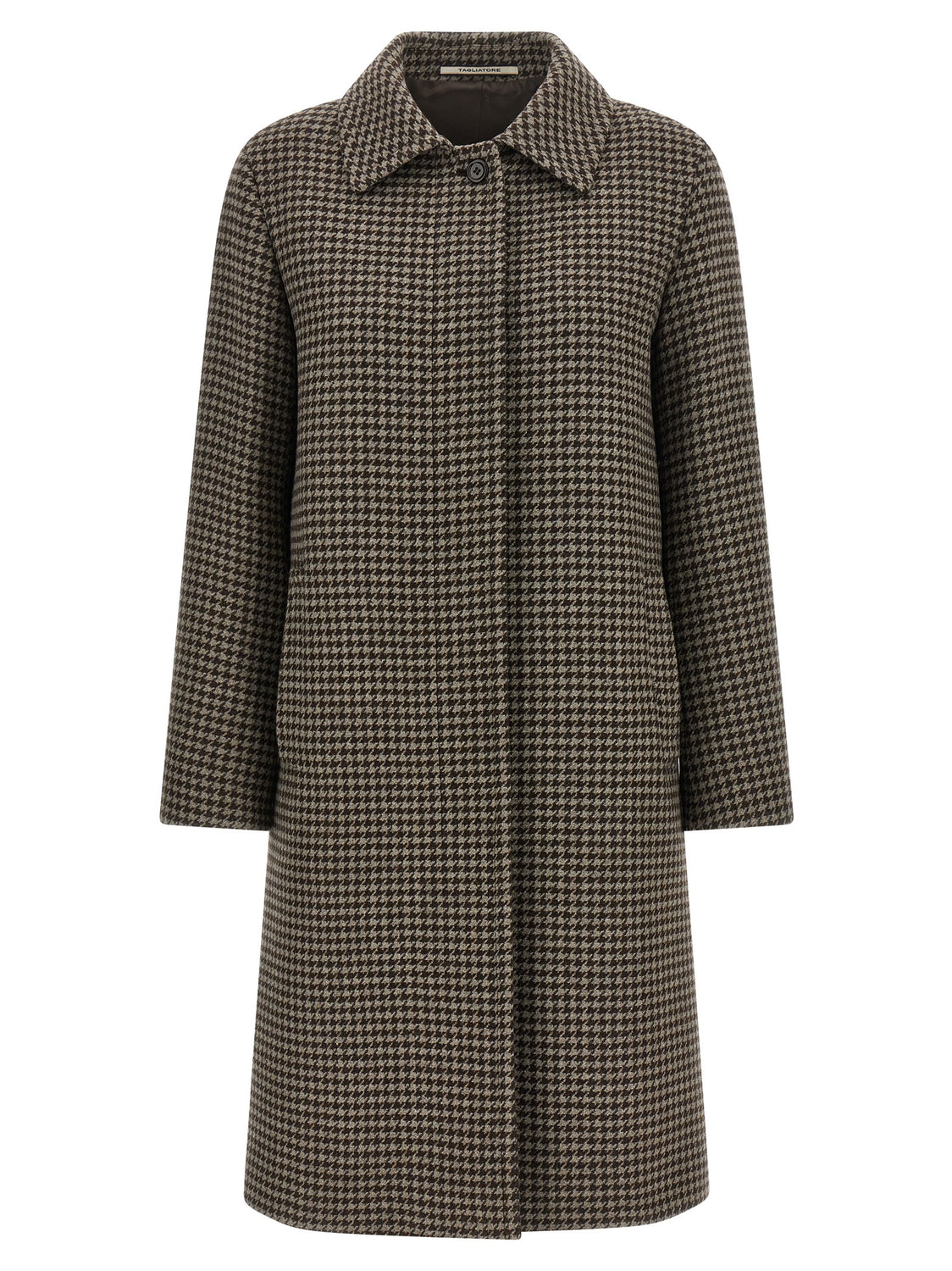 Brown Virgin Wool Coat