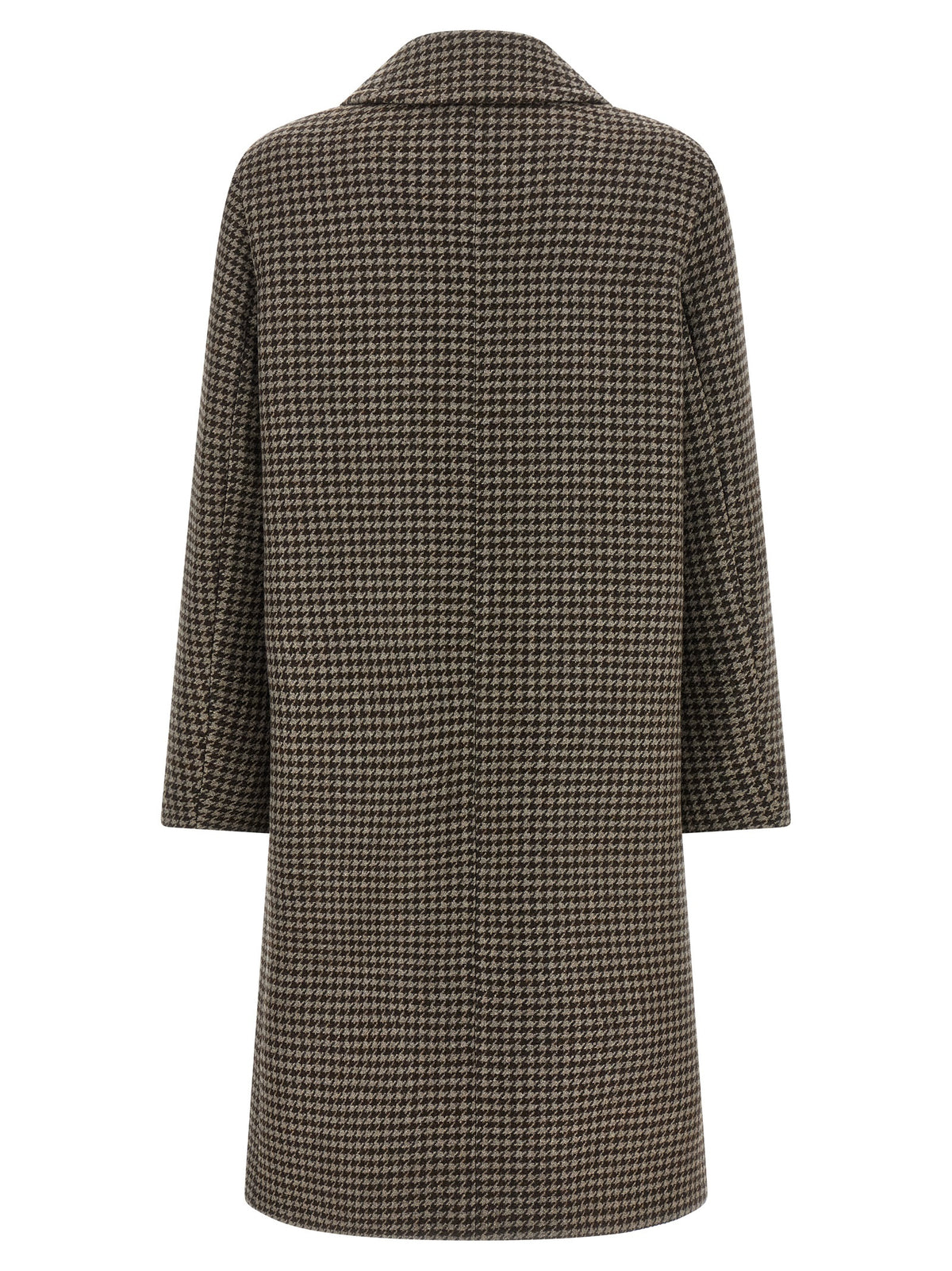 Brown Virgin Wool Coat