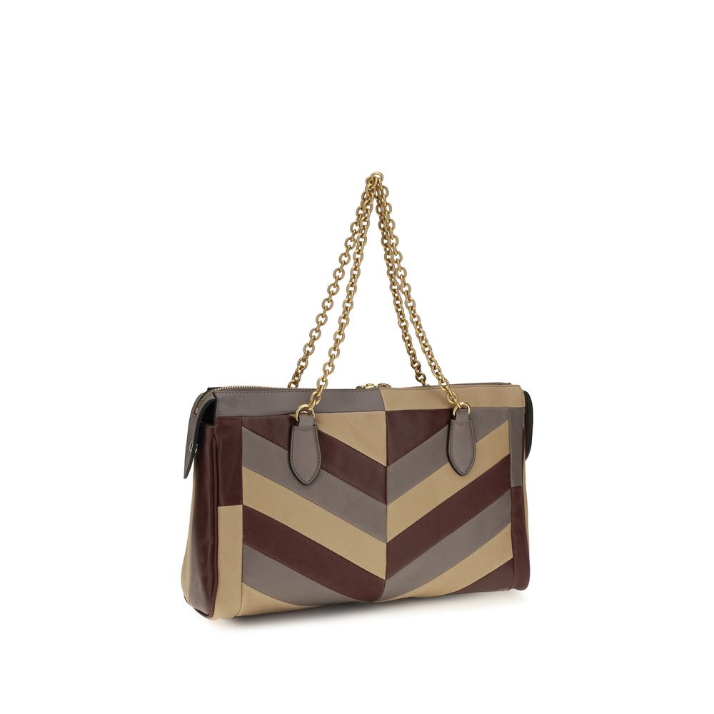 Multicolor Napa Leather / Calf Bos Taurus Shoulder Bag