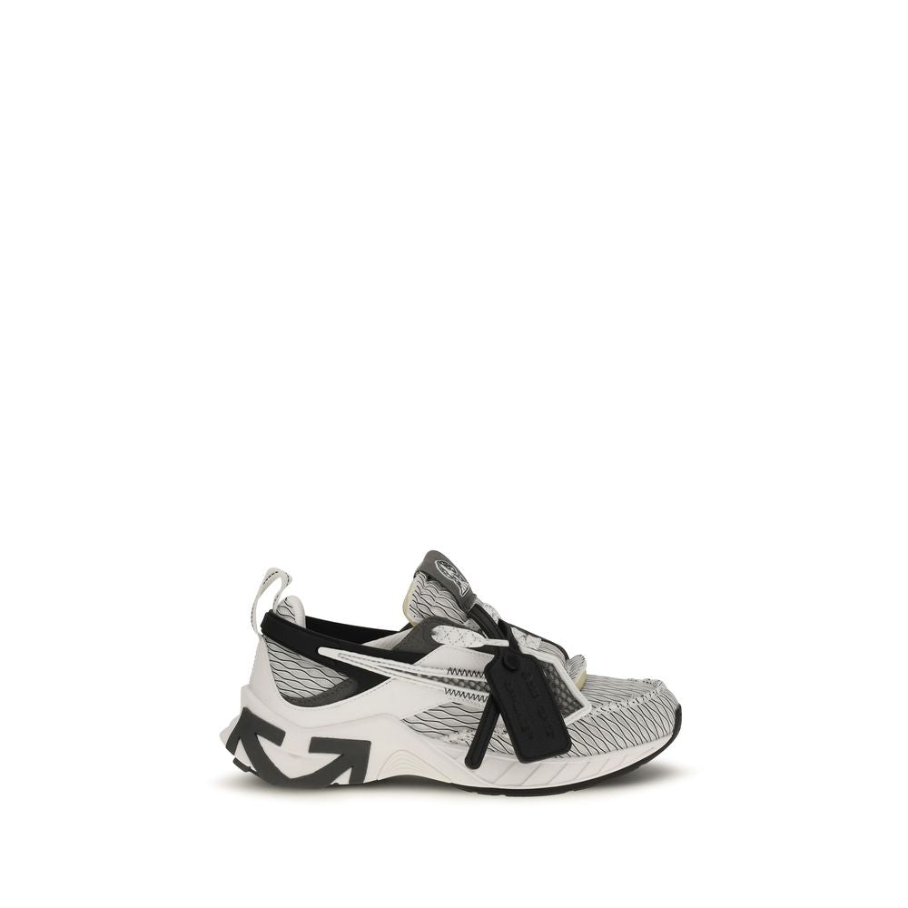 Gray Fabric Athletic Sneakers