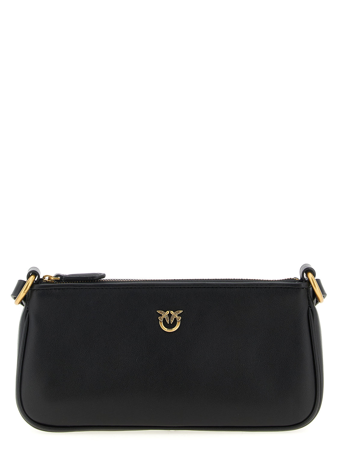 Black Goatskin Crossbody Bag