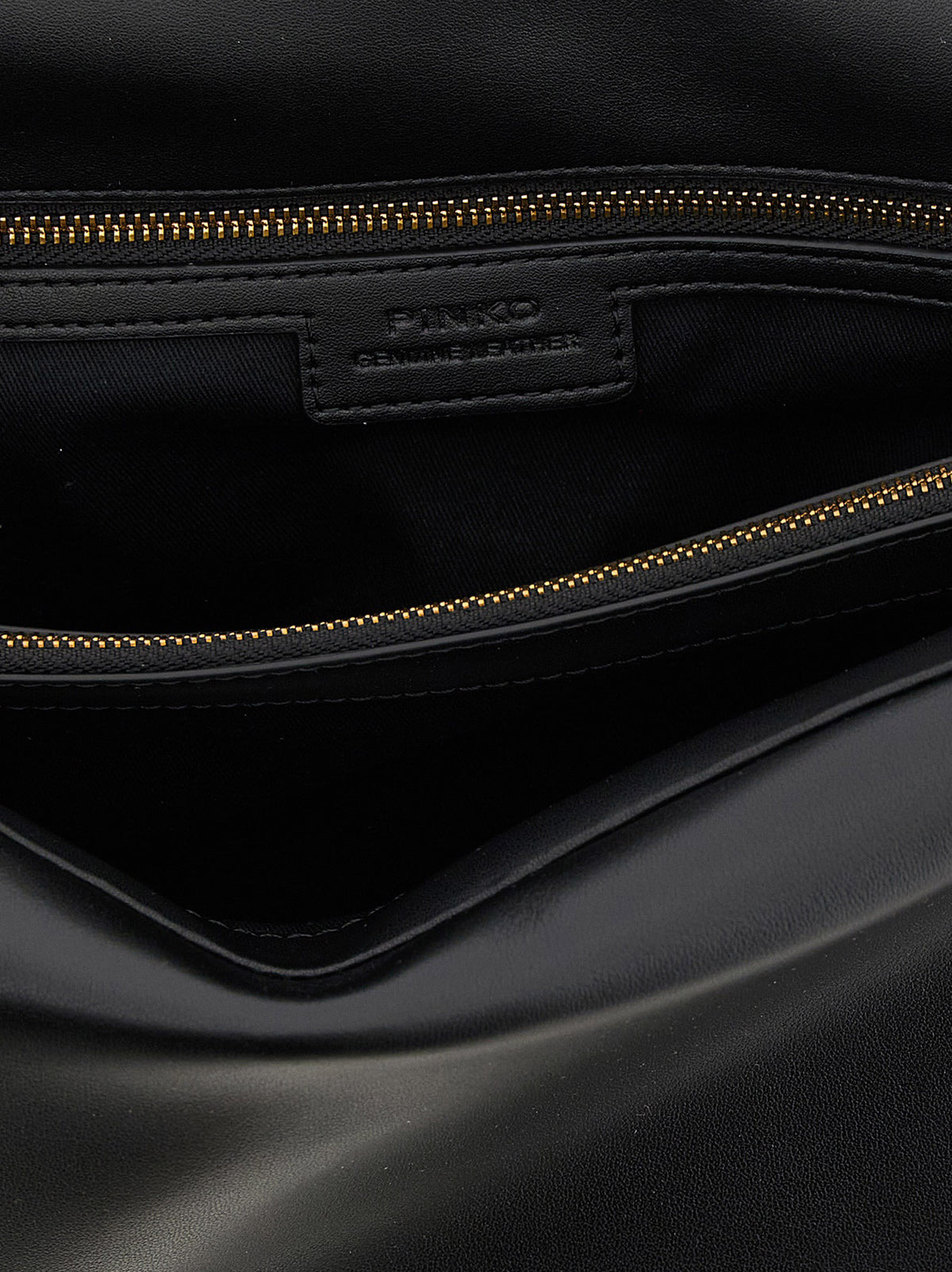 Black Lamb Leather Crossbody Bag