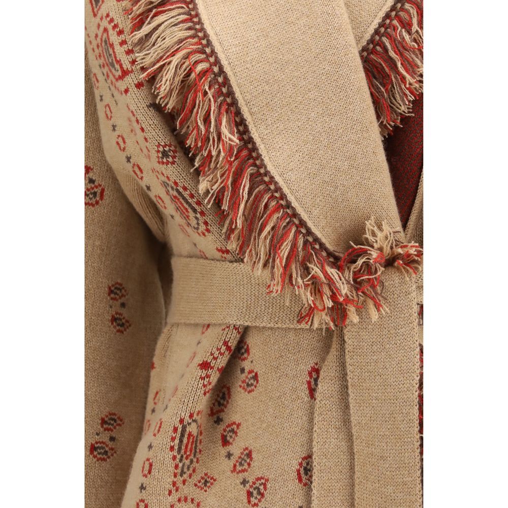 Brown Cashmere Cardigan