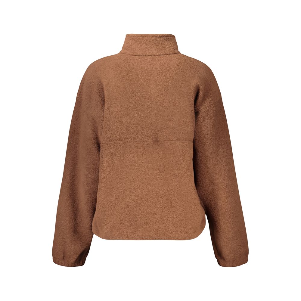 Brown Polyester Women's Sweatshirt