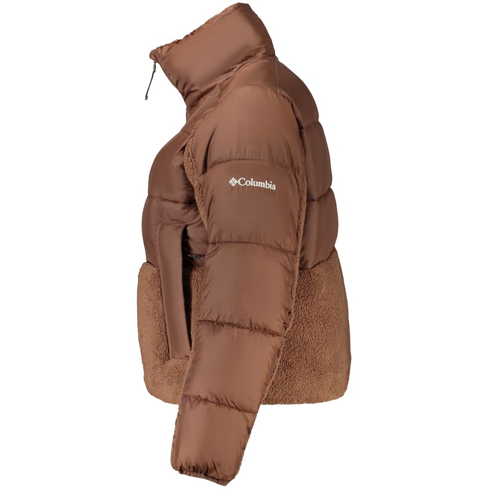 Brown Polyester Women's Jacket