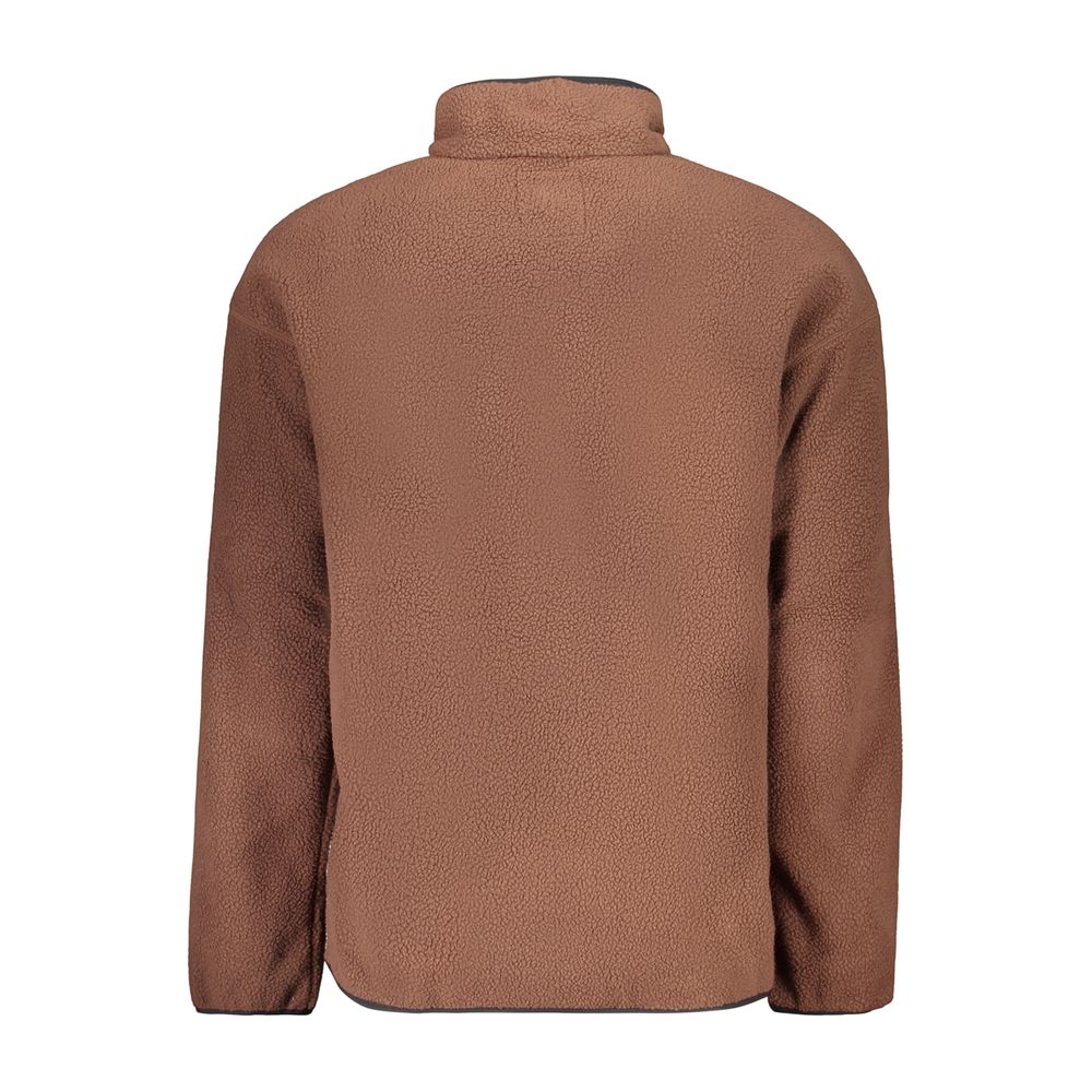 Brown Polyester Men's Sweatshirt