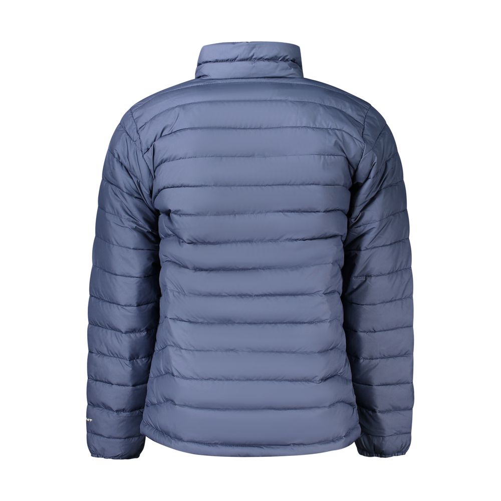 Blue Polyester Men's Jacket