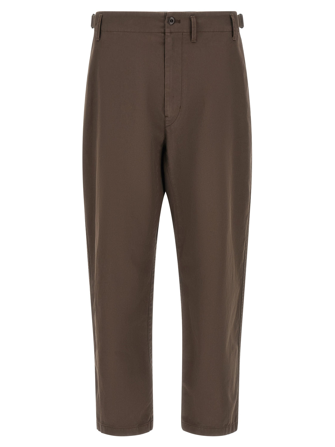Brown Cotton Pants