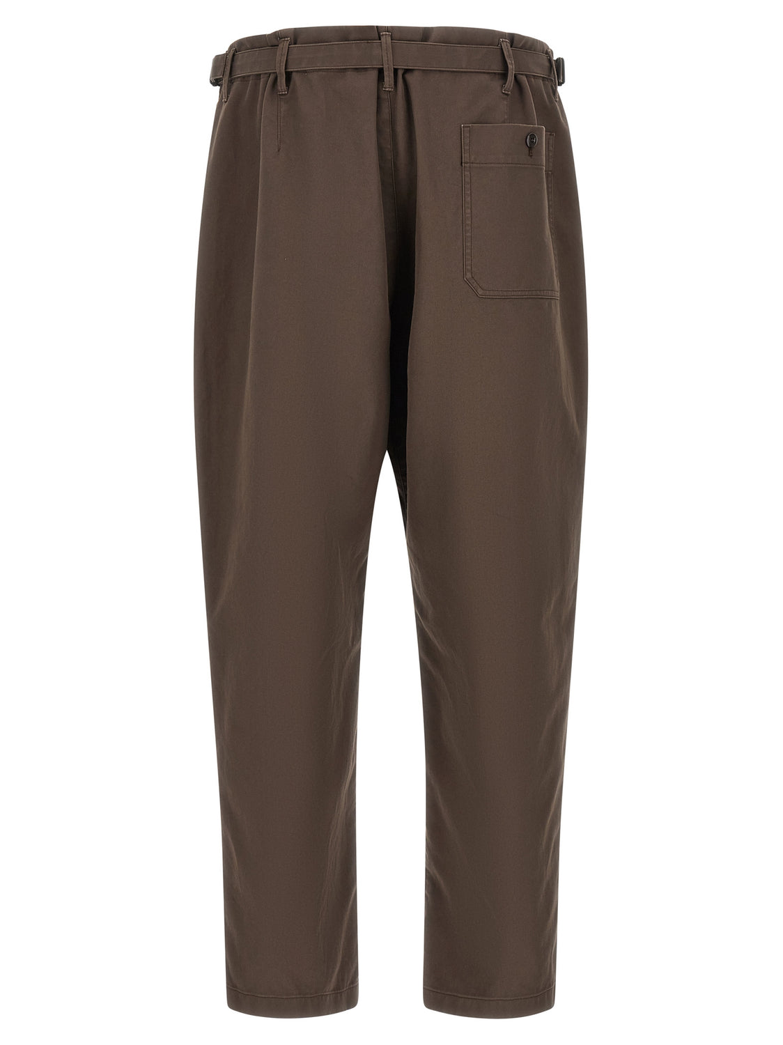 Brown Cotton Pants
