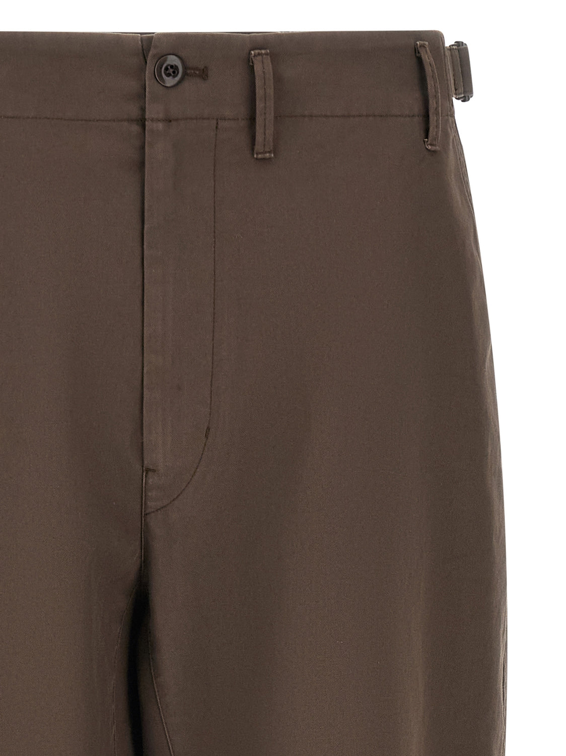 Brown Cotton Pants