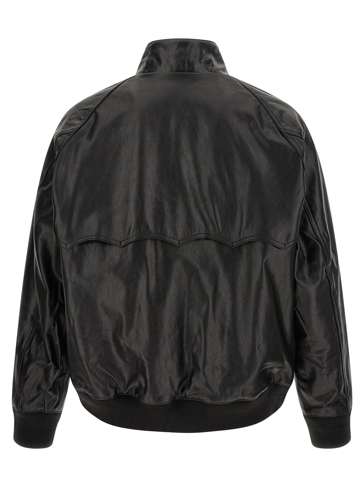 Black Cowhide Leather Jacket