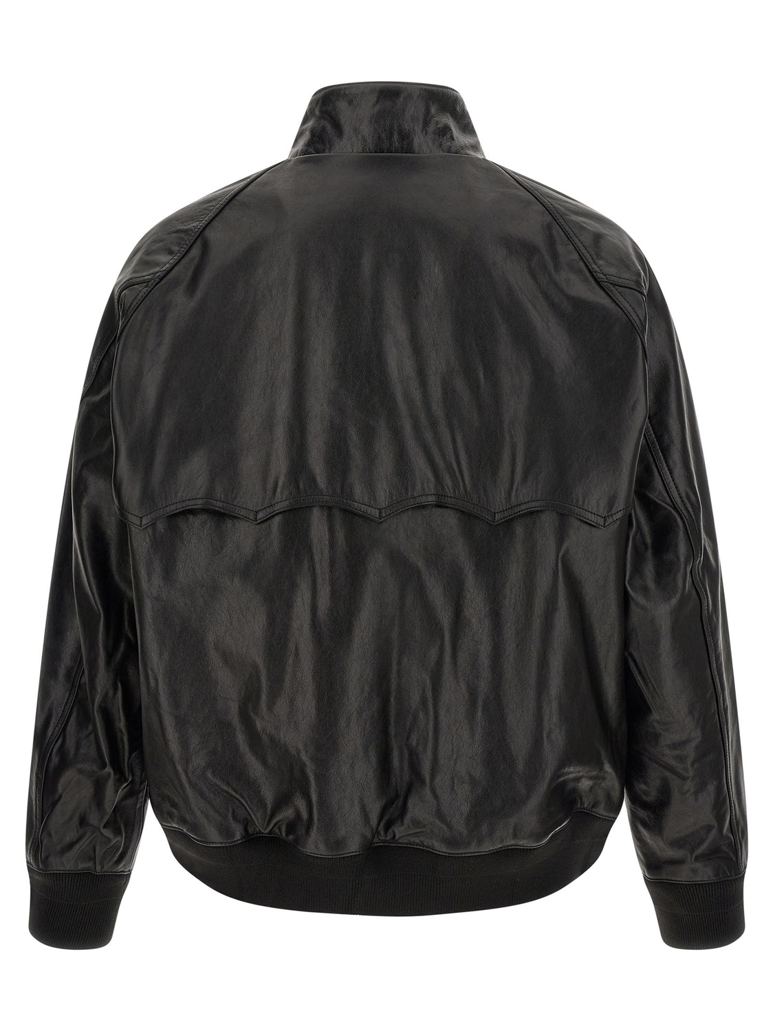 Black Cowhide Leather Jacket