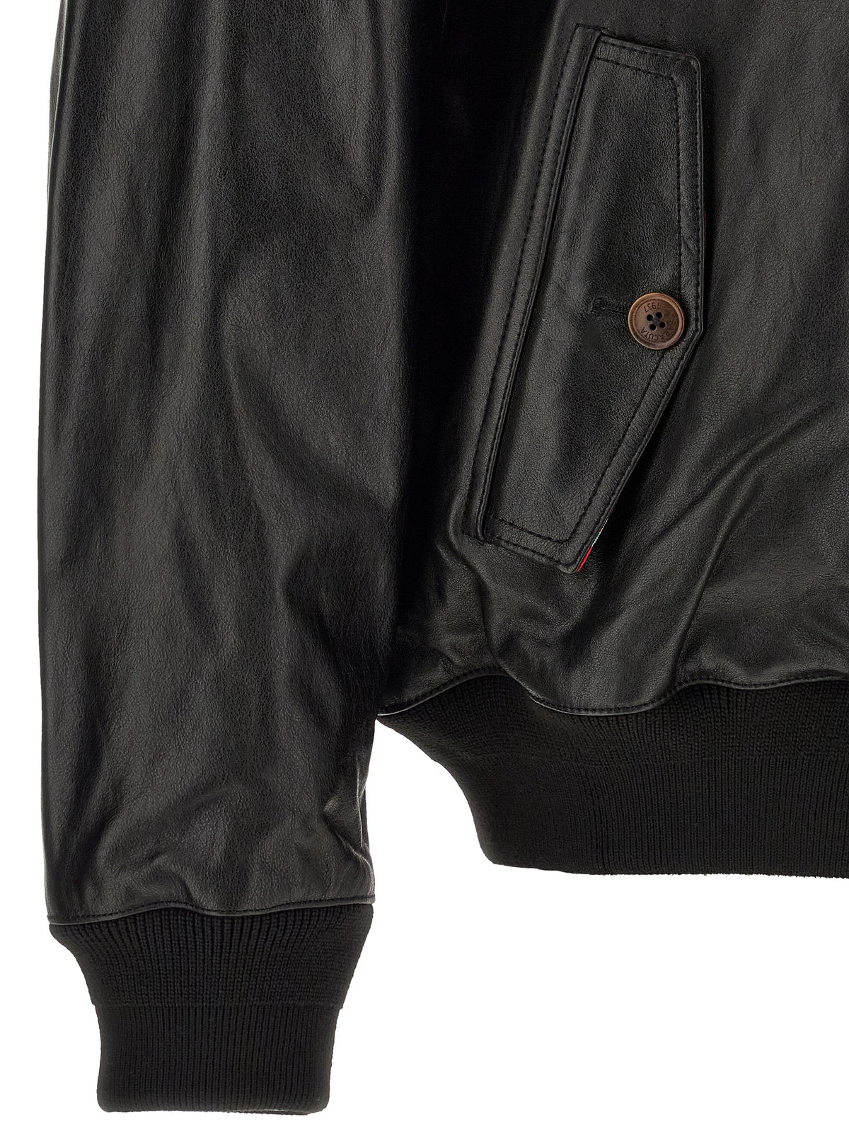Black Cowhide Leather Jacket