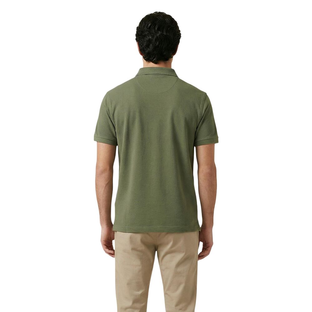 Bicolor Cotton Polo Shirt