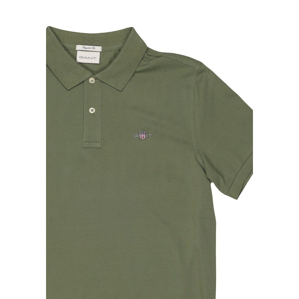 Bicolor Cotton Polo Shirt
