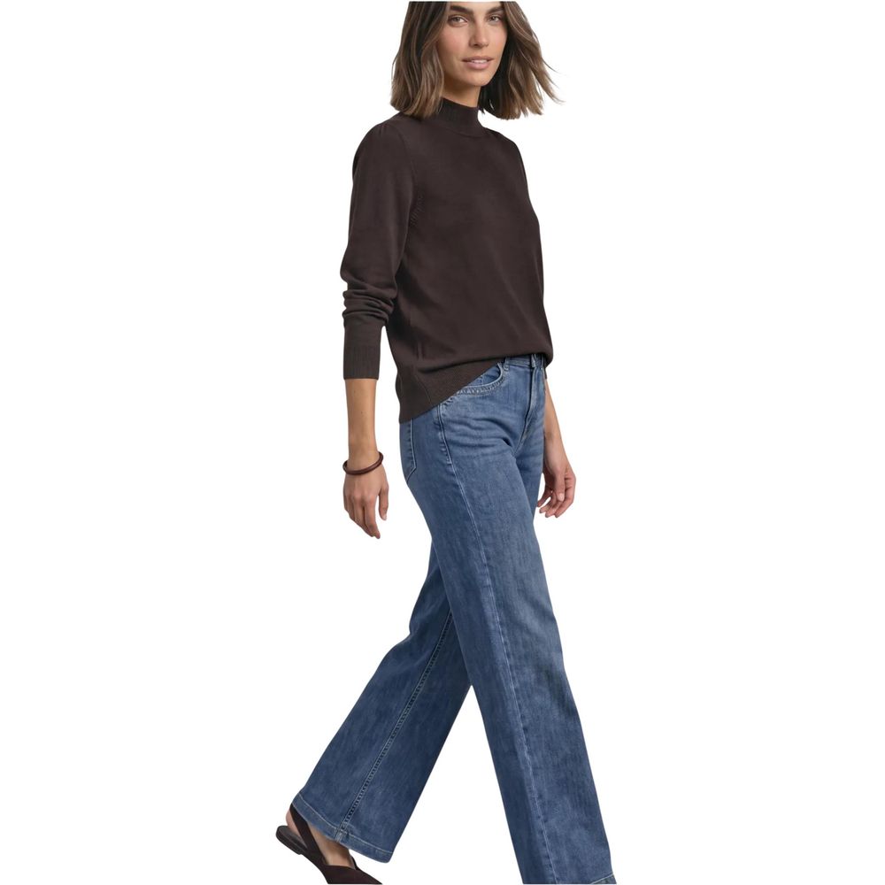 Brown Viscose Sweatshirt