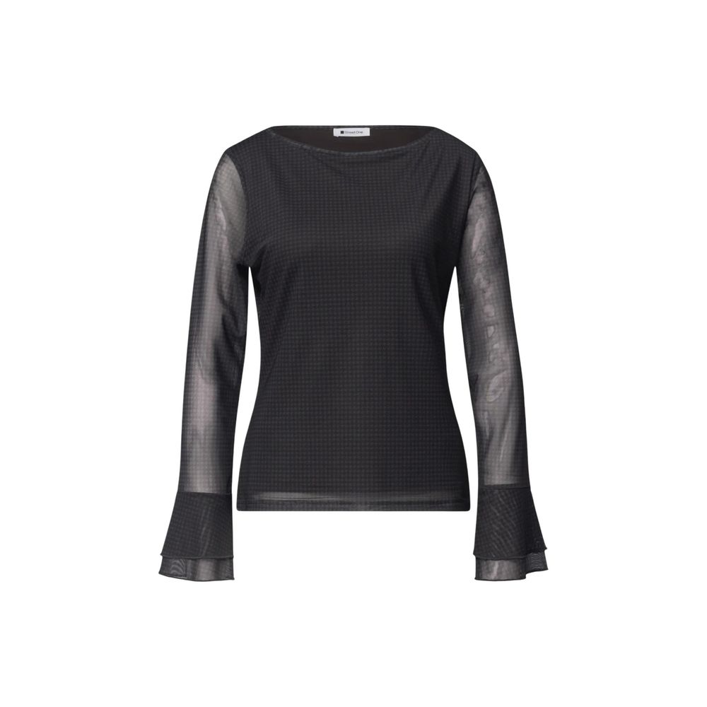 Bicolor Polyester Blouse