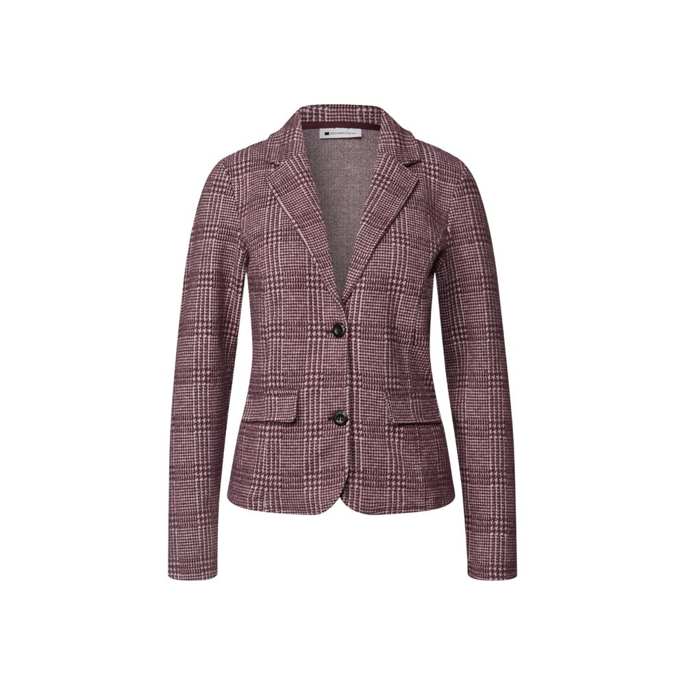 Purple Polyester Blazer